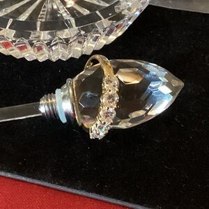 NWOT. Sterling Silver with Eterno 14K Gold Plating CZ 5 Stone Ring Size 9